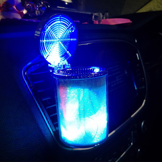 RGB Ambient Light Car Ashtray